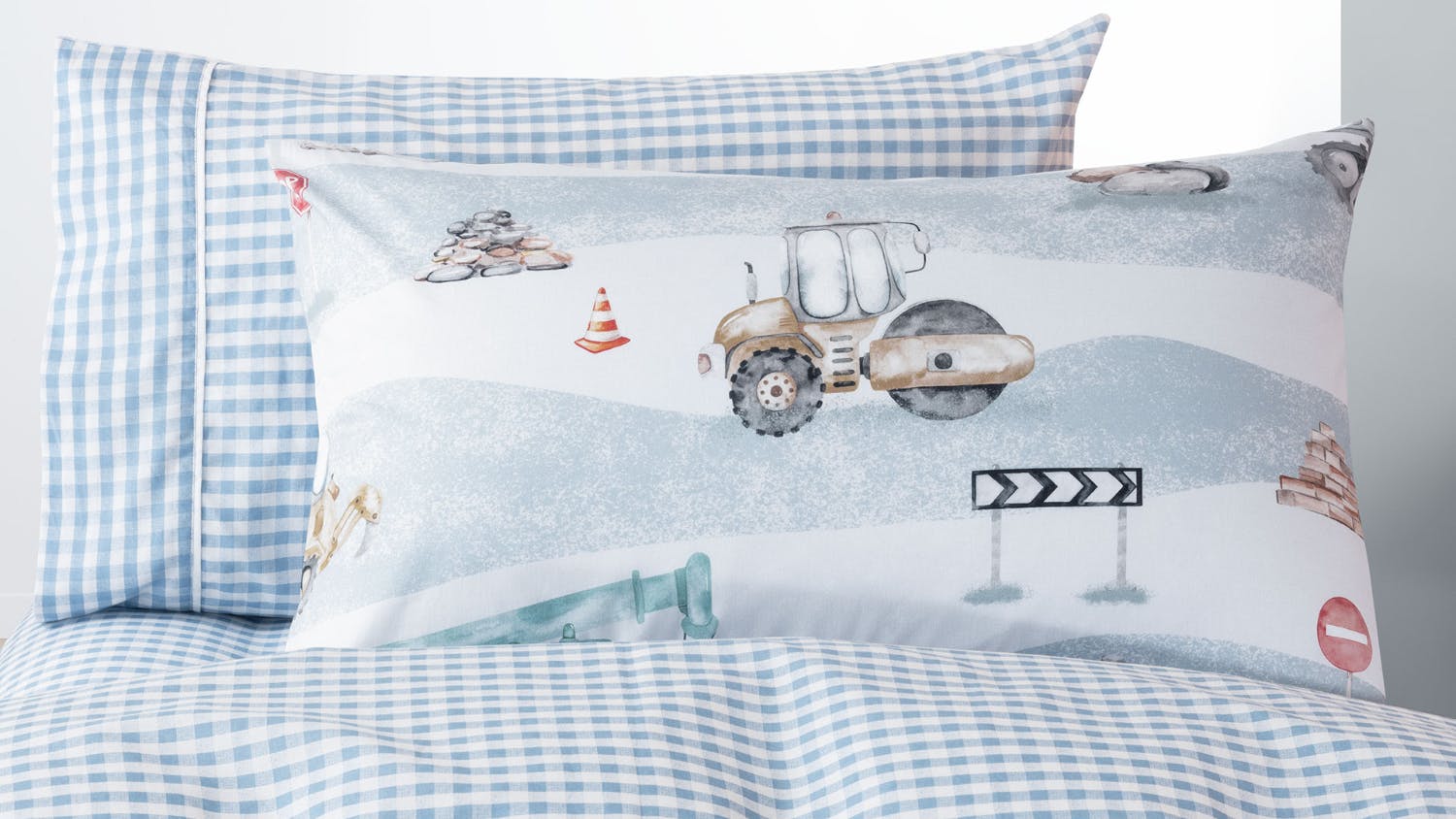 Heavy Machinery Duvet Cover Set by Squiggles