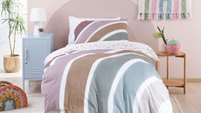 Rainbow Days Duvet Cover Set by Squiggles