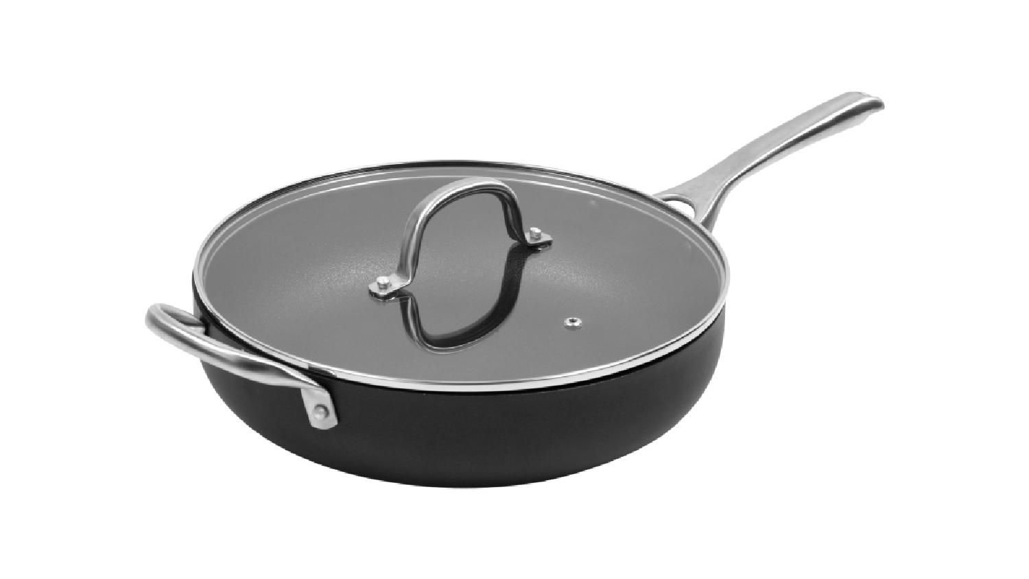 Meteore Non-Stick Deep Frypan w/ Lid 30cm