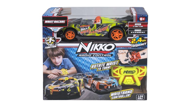 JCM Nikko Wrist Racers 6" Remote Control Car (Assorted Colour)