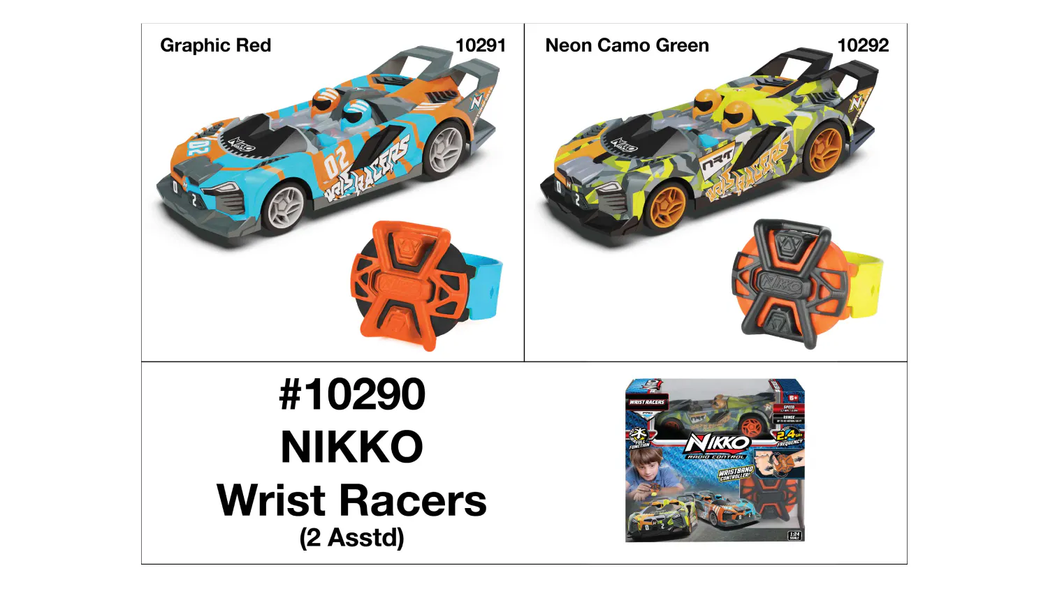 JCM Nikko Wrist Racers 6