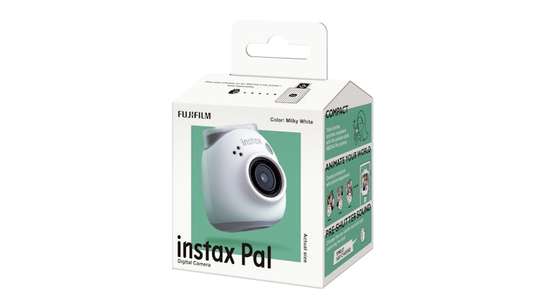 Instax Pal Digital Camera with Detachable Ring - Milky White