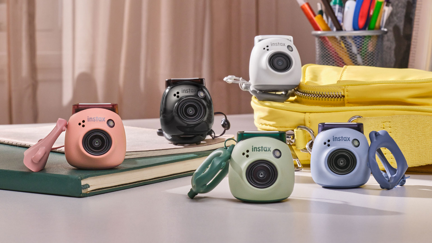 Instax Pal Digital Camera with Detachable Ring - Powder Pink