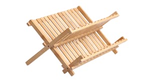 2000281	Sherwood Home Folding Dish Rack - Natural Bamboo