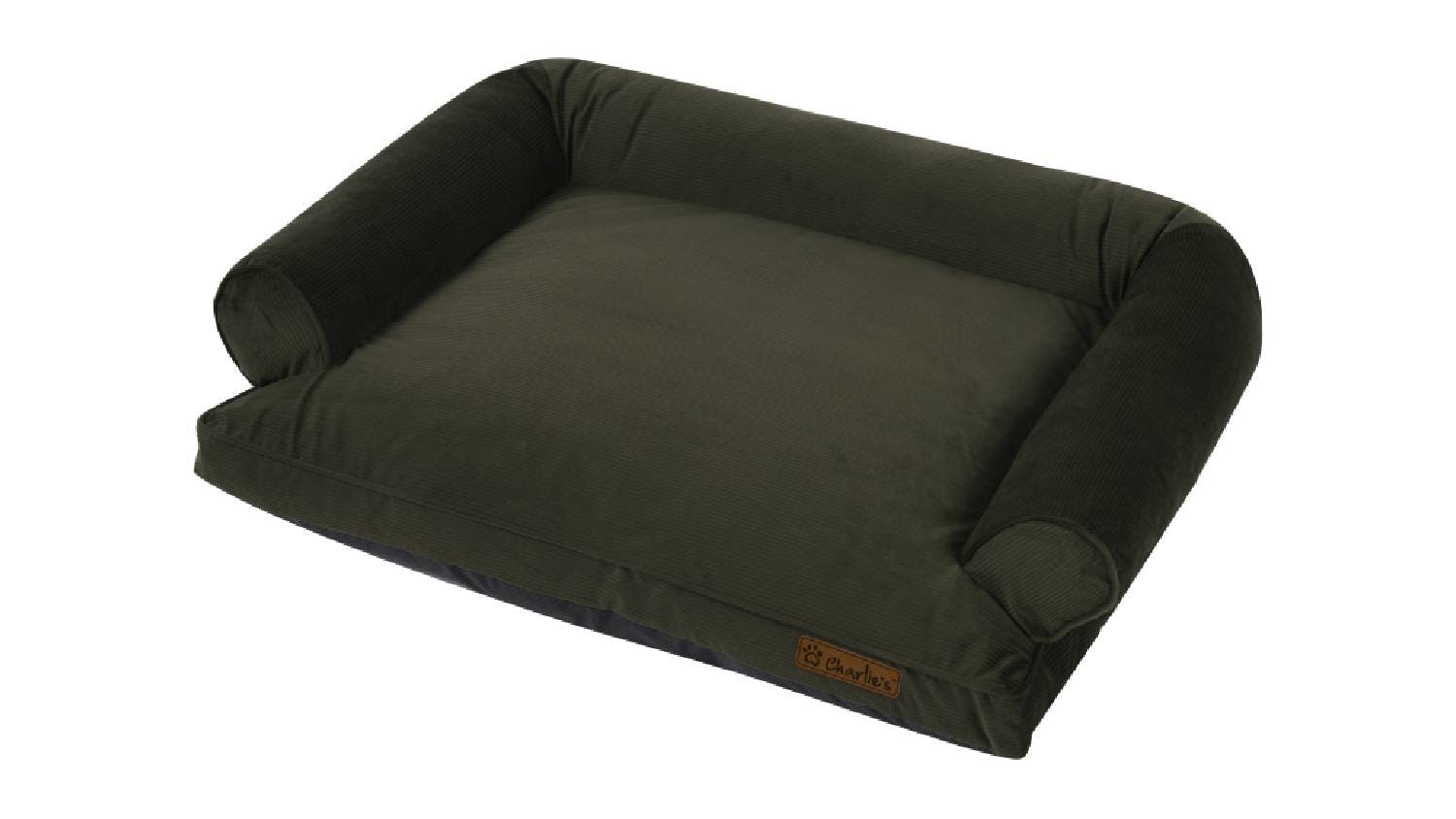 Charlie's "Ripley" Corduroy Pet Sofa Large - Green