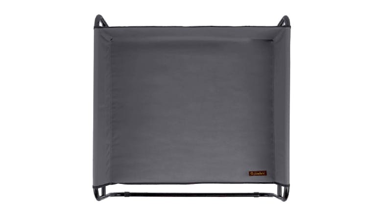 Charlie's Elevated Hammock Pet Bed w/ High Walls Small - Grey