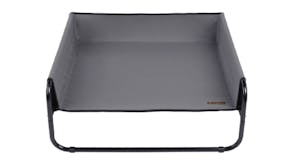 Charlie's Elevated Hammock Pet Bed w/ High Walls Medium - Grey