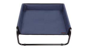 Charlie's Elevated Hammock Pet Bed w/ High Walls Small - Blue