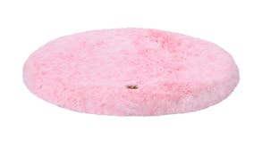 Charlie's Shaggy Faux Fur Round Lounge Pet Mat Large - Pink