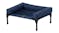 Charlie's levated Hammock Pet Bed w/ Bolster Support Small - Blue