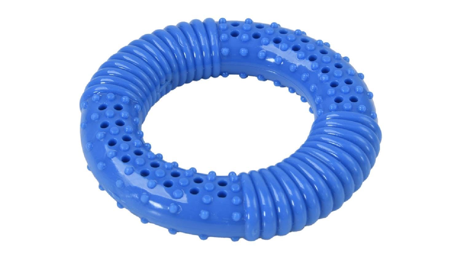 Charlie's Thirst Quencher Cooling Donut Dog Toy - Blue