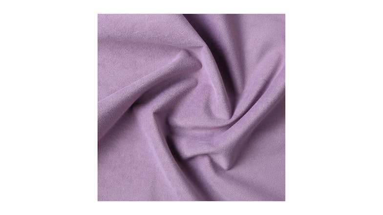 Cadence & Co. "Byron" Matte Velvet Blackout Curtain Twin Pack 90 x 223cm - Lilac