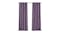 Cadence & Co. "Byron" Matte Velvet Blackout Curtain Twin Pack 225 x 223cm - Lilac