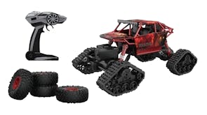 JCM 4WD Off-Road Remote Control Truck with Tracks - Red