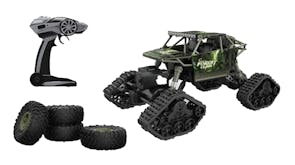 JCM 4WD Off-Road Remote Control Truck with Tracks - Green