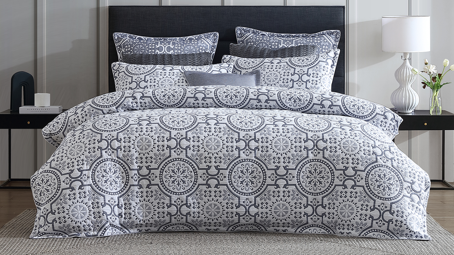 Mayfair Navy Duvet Cover Set