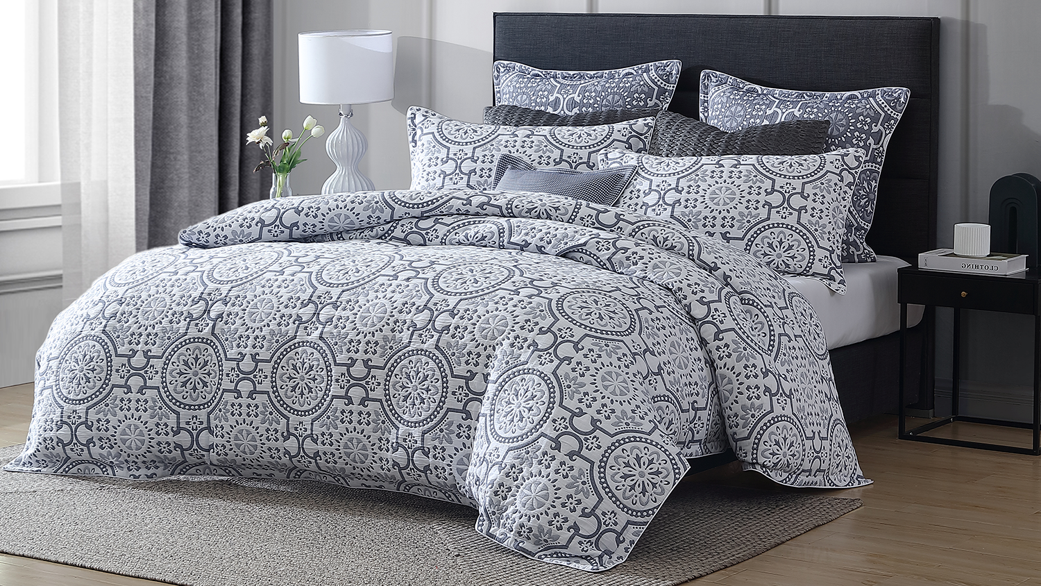 Mayfair Navy Duvet Cover Set