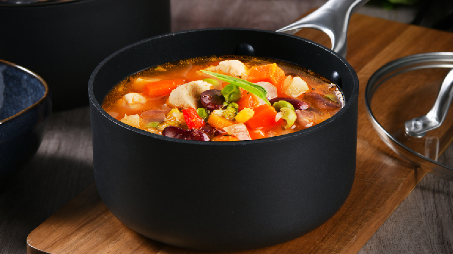 Meteore Non-Stick Saucepan w/ Handle 16cm