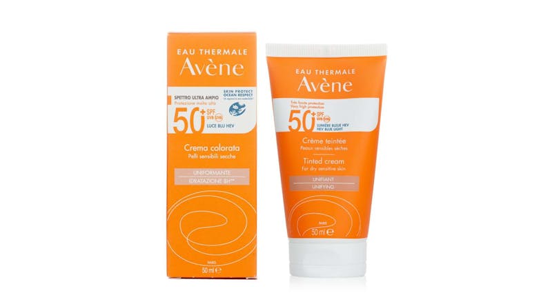 Avene Very High Protection Tinted Cream SPF50+ - For Dry Sensitive Skin - 50ml/1.7oz