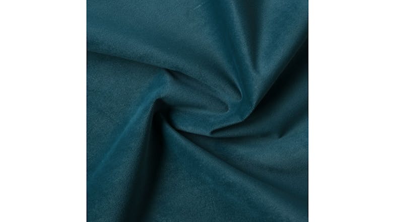 Cadence & Co. "Byron" Matte Velvet Blackout Curtain Twin Pack 225 x 223cm - Green