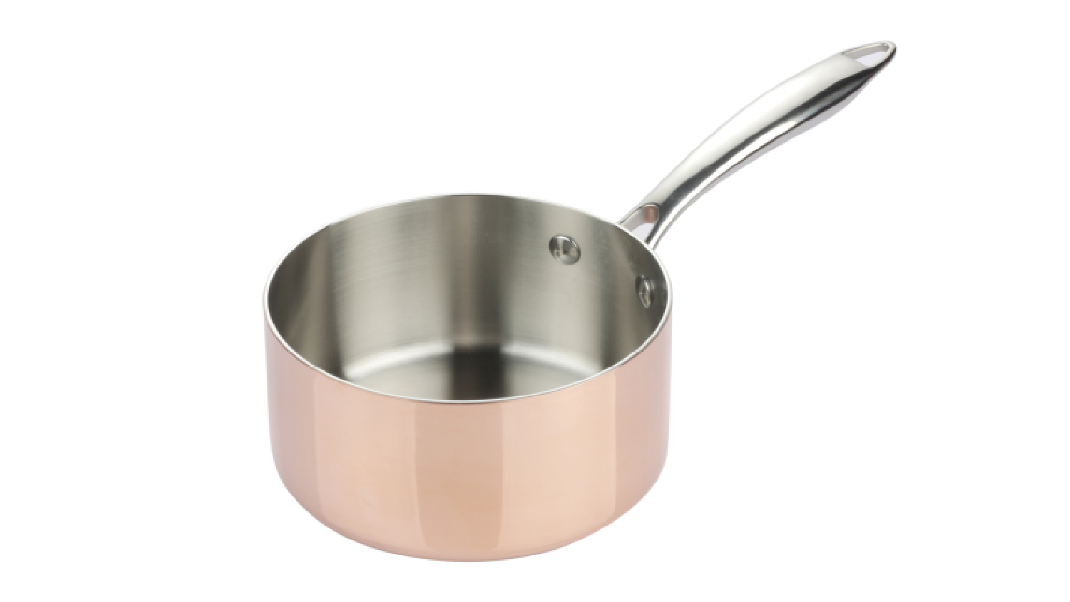 Gourmet Kitchen Chef's Series 3ply Copper Coated Saucepan 16cm