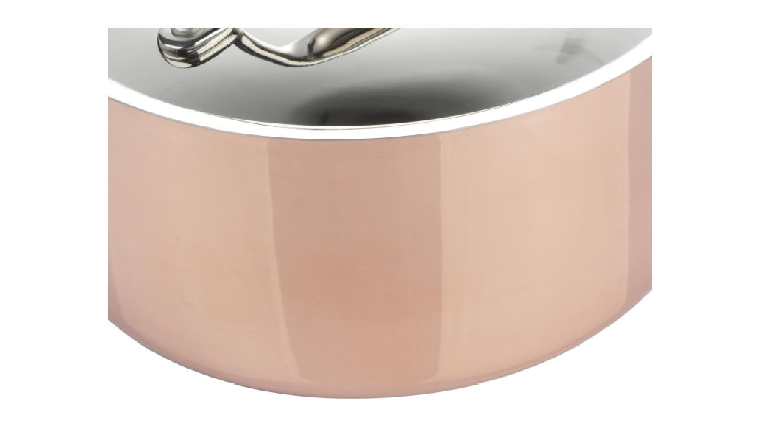 Gourmet Kitchen Chef's Series 3ply Copper Coated Saucepan 16cm