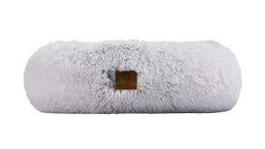 5000822	Charlie's Shaggy Faux Fur Round Pet Bed Small - White