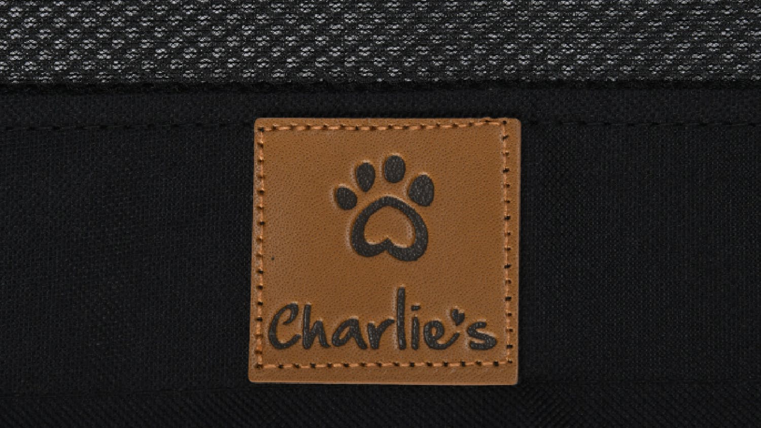 Charlie's levated Hammock Pet Bed w/ Bolster Support Medium - Black