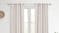 Sherwood Home Faux Linen Blackout Curtain Twin Pack 225 x 223cm - Porcelain