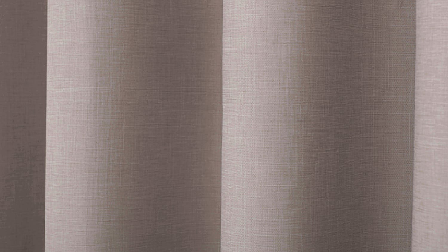 Sherwood Home Faux Linen Blackout Curtain Twin Pack 90 x 223cm - Cinnamon