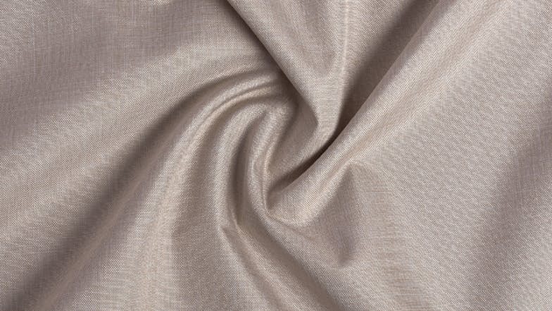 Sherwood Home Faux Linen Blackout Curtain Twin Pack 135 x 223cm - Cinnamon