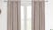 Sherwood Home Faux Linen Blackout Curtain Twin Pack 135 x 223cm - Cinnamon