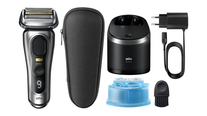 Braun Series 9 Pro+ Wet & Dry Shaver with 6-in-1 SmartCare Centre - Silver (9567cc)