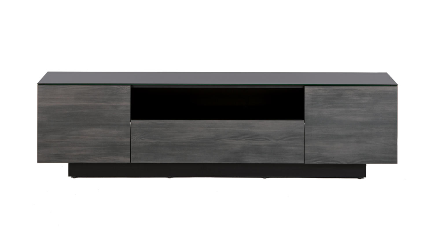 Sonorous 1.8m TV/AV Entertainment Centre Cabinet - Black North Wood (Value Series Lowboy/LB1830BNWNZ)