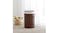 Sherwood Bamboo Round Tall Laundry Hamper w/ Cover - Brown