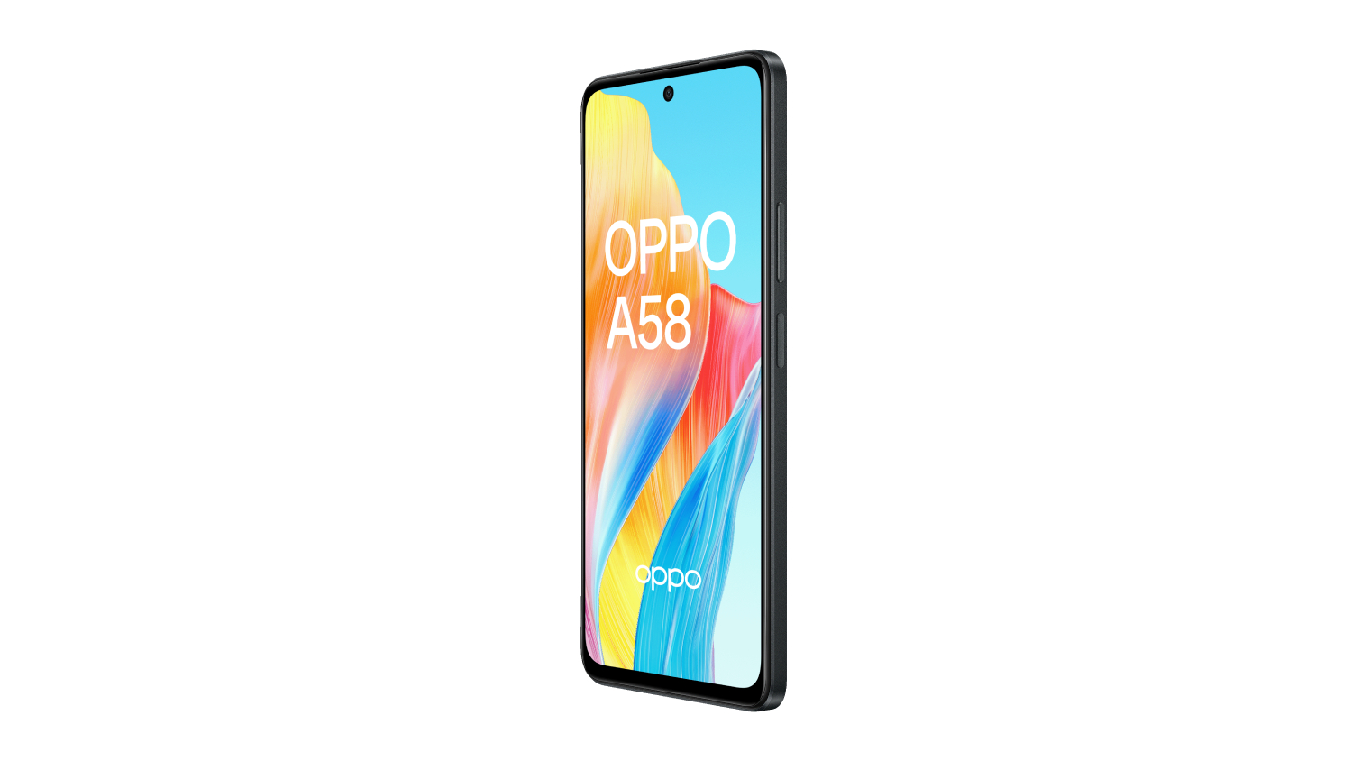 OPPO A58 4G 128GB Smartphone Glowing Black (Open Network) Harvey