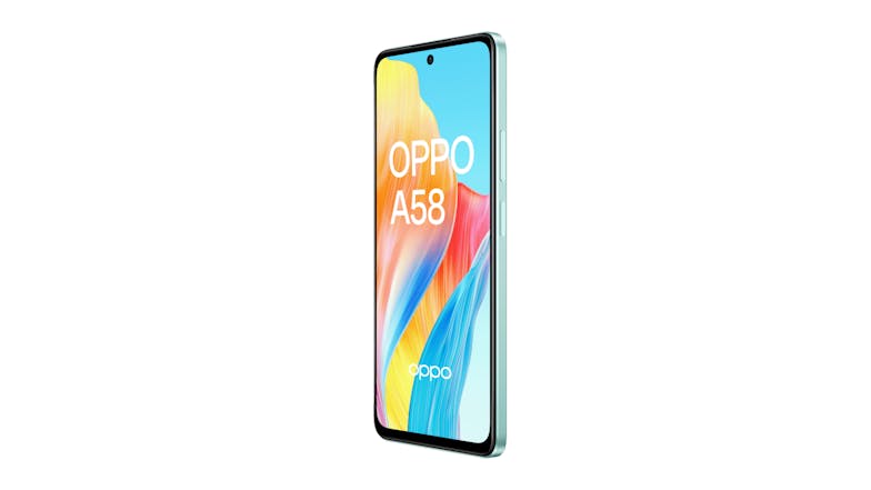 OPPO A58 4G 128GB Smartphone - Dazzling Green (Open Network)