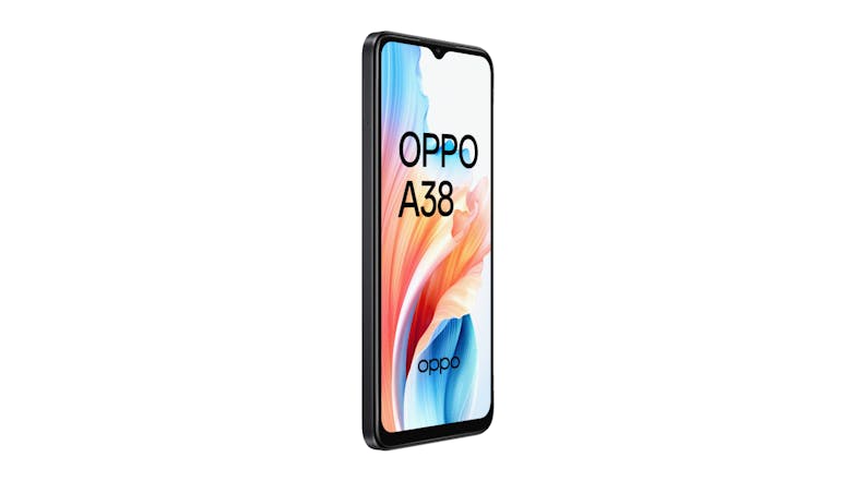 OPPO A38 4G 128GB Smartphone - Glowing Black (Open Network)