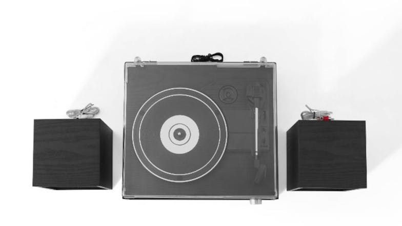 Crosley Sloane Shelf Turntable System - Black