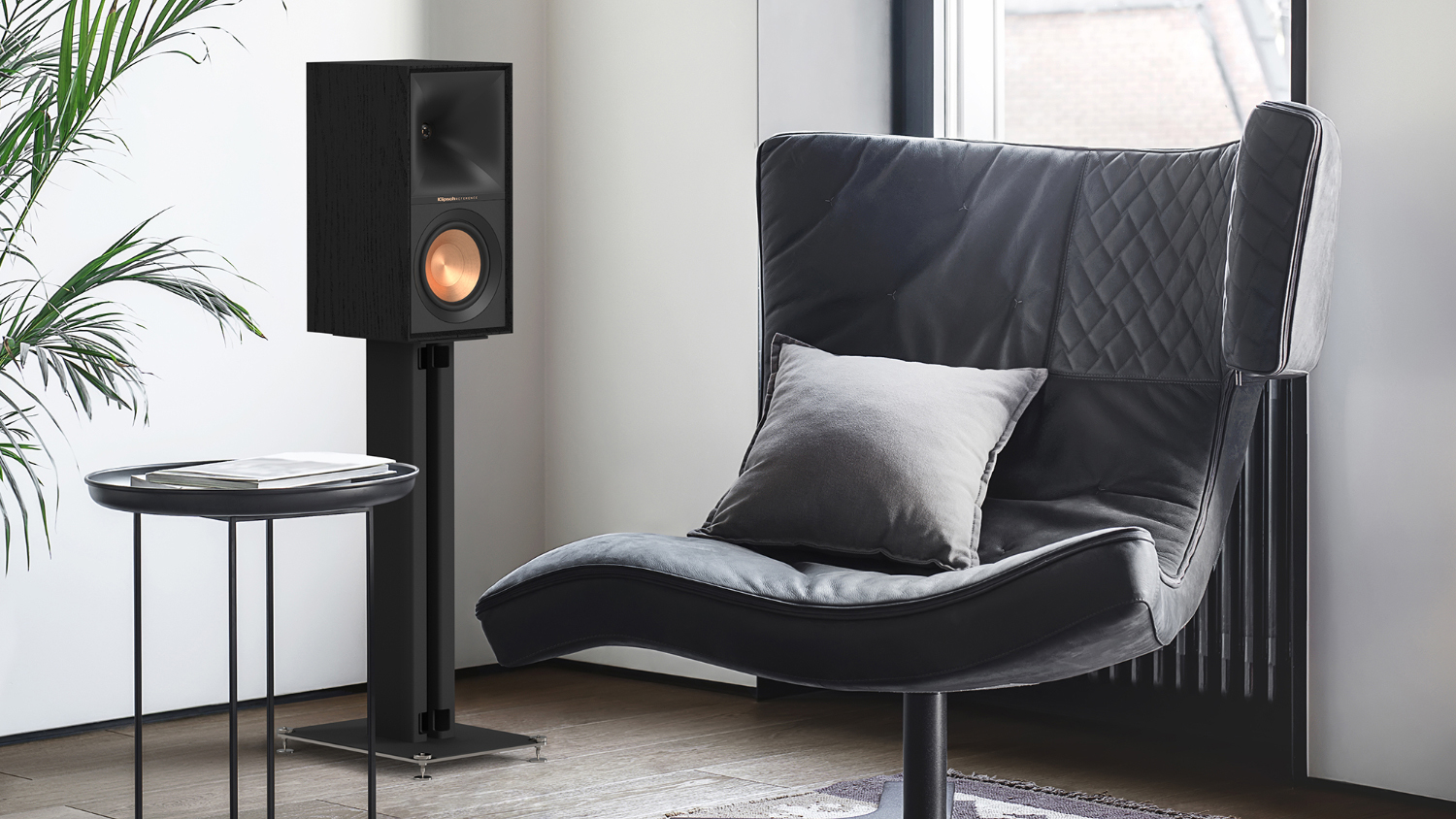 Klipsch R-50M Bookshelf Speaker - Pair/Black (Reference Series)