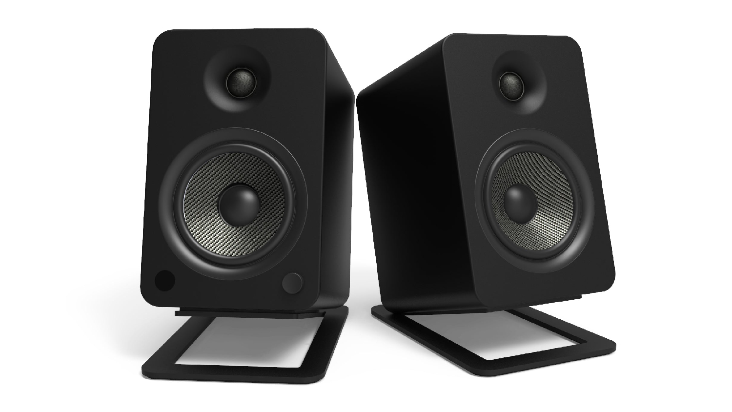 Kanto S6 Angled Speaker Stands for Desktop Black Harvey Norman New Zealand