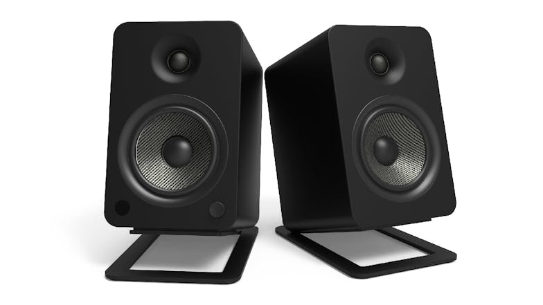 Kanto S6 Angled Speaker Stands for Desktop - Black