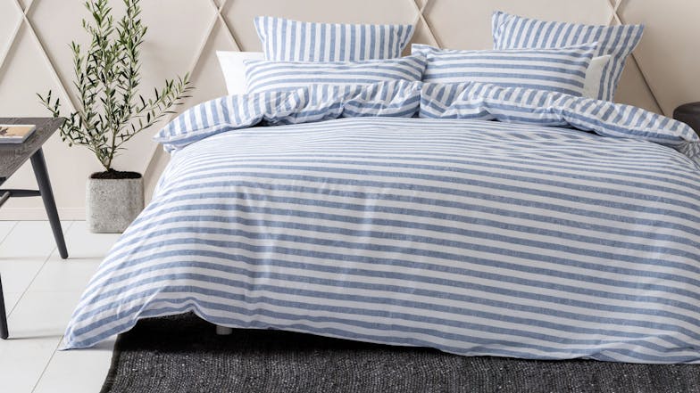 Charlie Denim Duvet Cover Set by Nu Edition