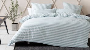 Charlie Mineral Duvet Cover Set by Nu Edition