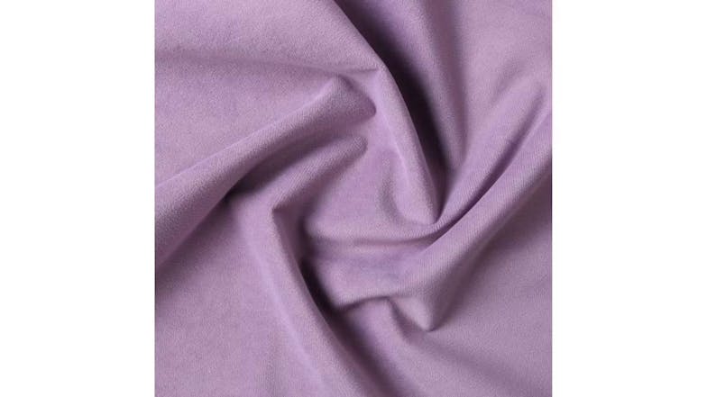 Cadence & Co. "Byron" Matte Velvet Blackout Curtain Twin Pack 135 x 223cm - Lilac