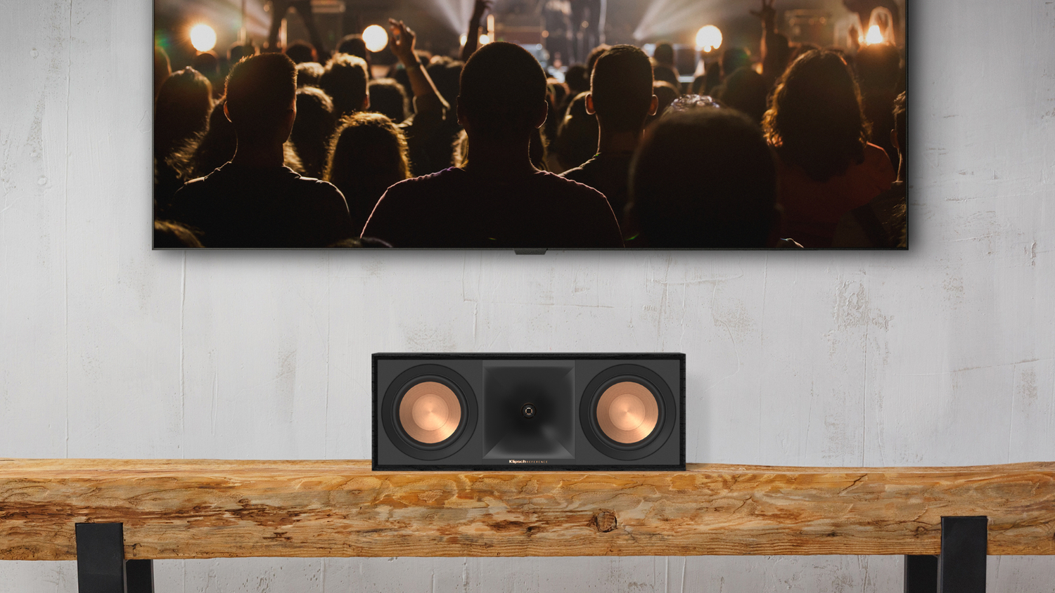 Klipsch R-50C 400W Center Speaker - Black (Reference Series)