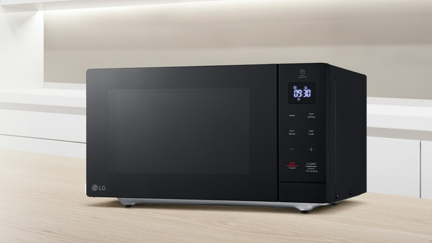 LG NeoChef 30L EasyClean 900W Microwave - Black (MS3036NPB)