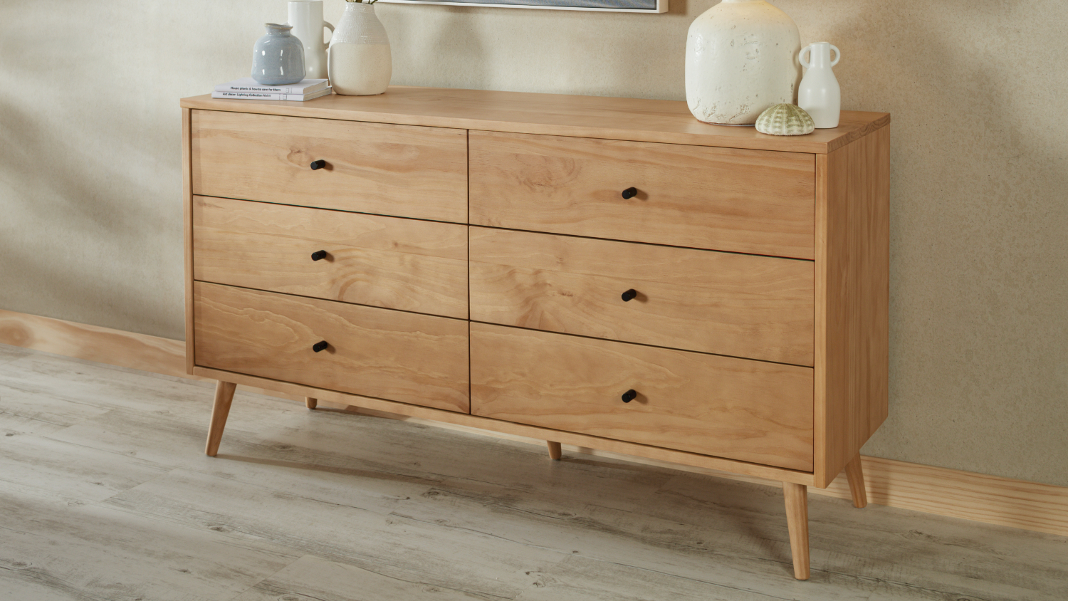 Norway 6 Drawer Lowboy