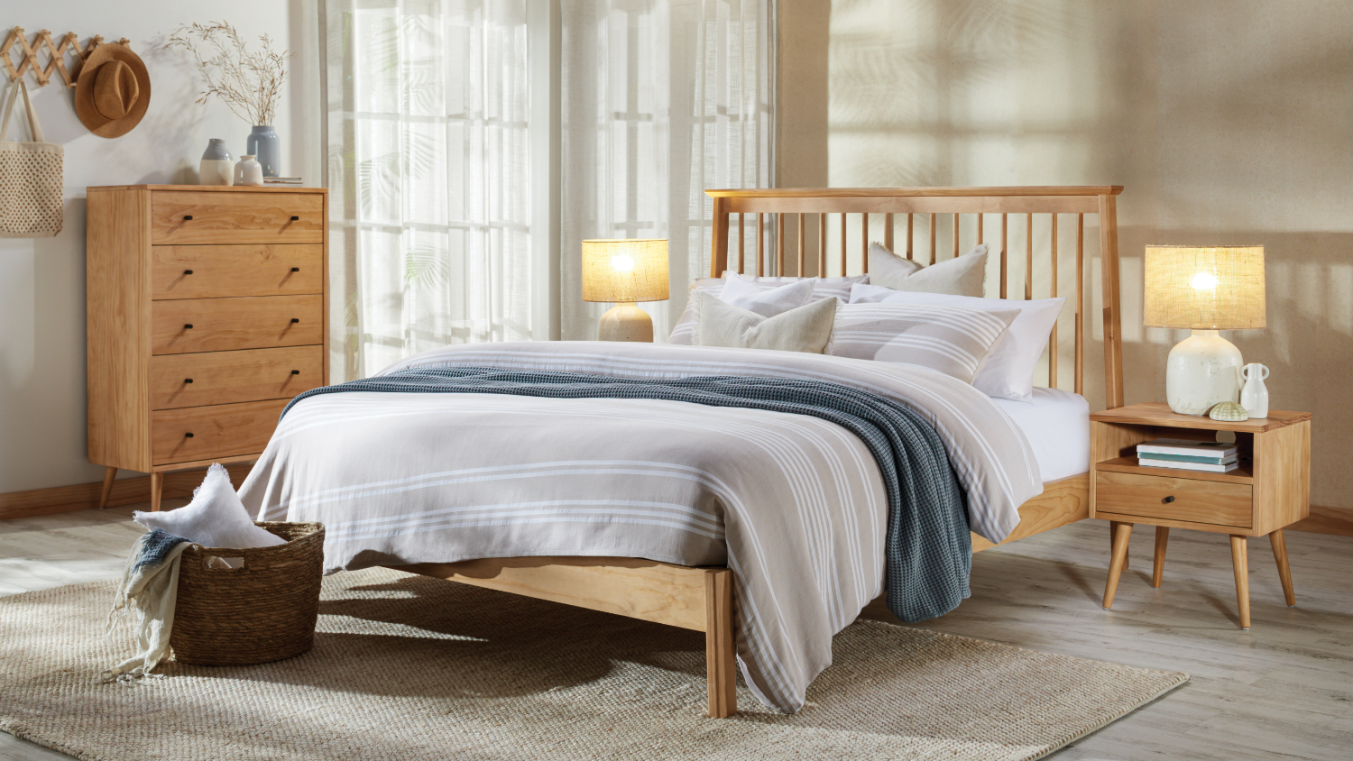 Norway Super King Spindle Bed Frame Harvey Norman New Zealand