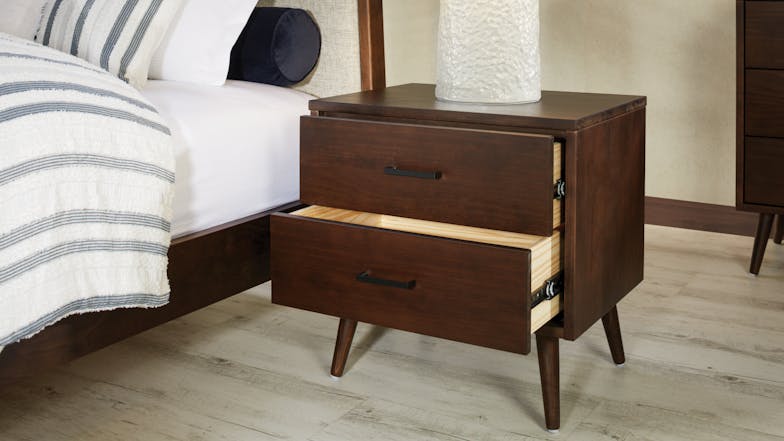 Norway 2 Drawer Bedside Table